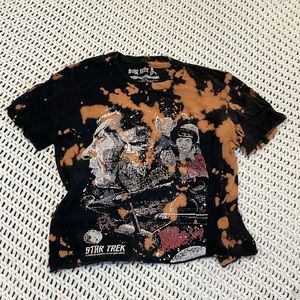 Vintage style bleach wash Star Trek Tee